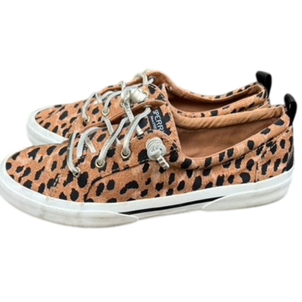 Sperry Topsider Pier Wave Cheetah slip on shoes size 10 - Picture 1 of 5